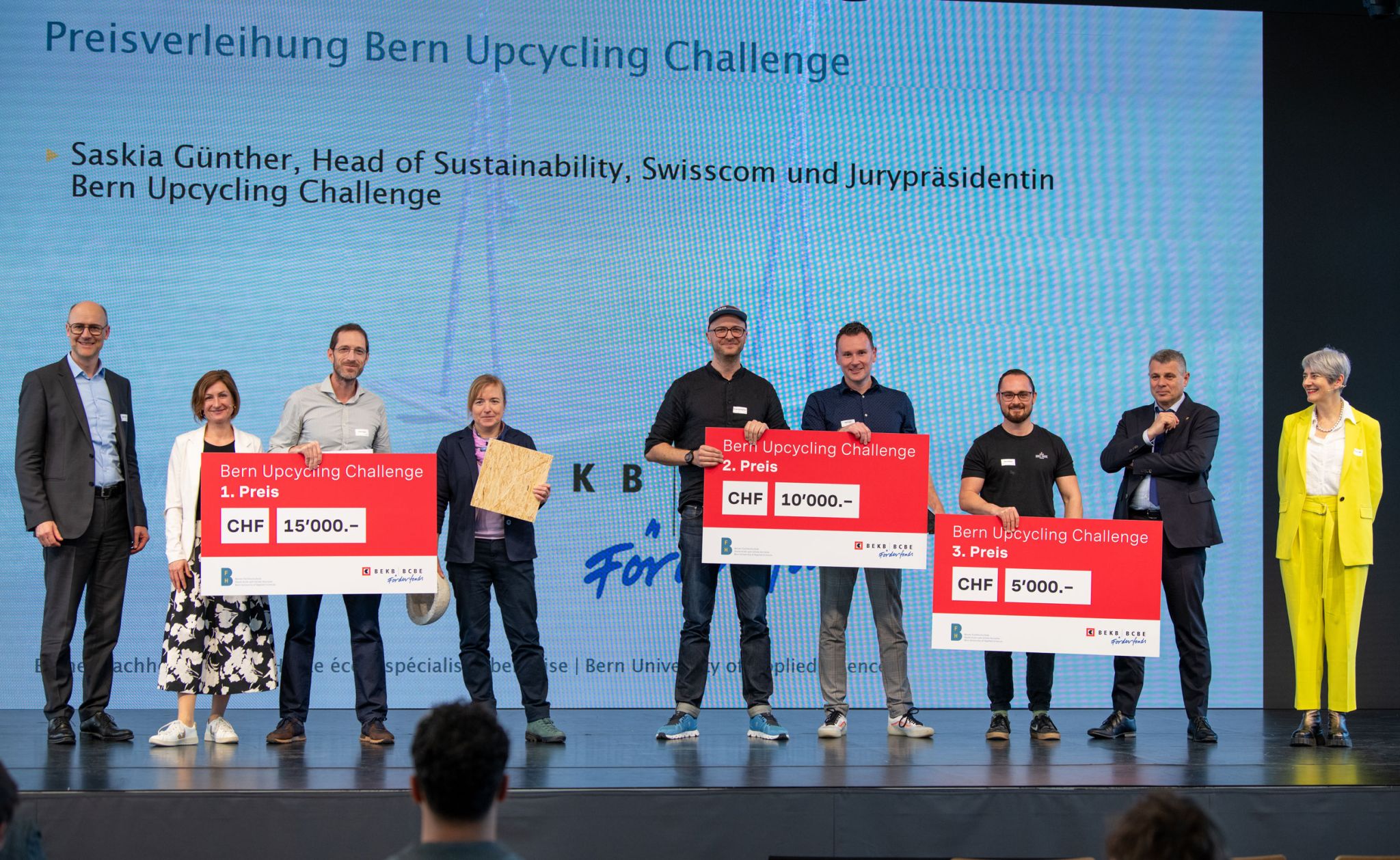 Gewinnerinnen und Gewinner der ersten Bern Upcycling Challenge