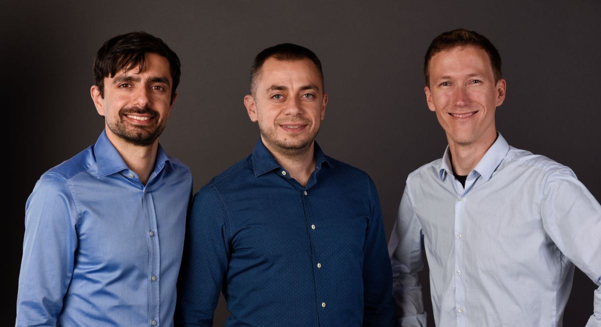 Drone Harmony founders David Adjiashvili, Gil Adjiashvili, Martin Fuchsberger